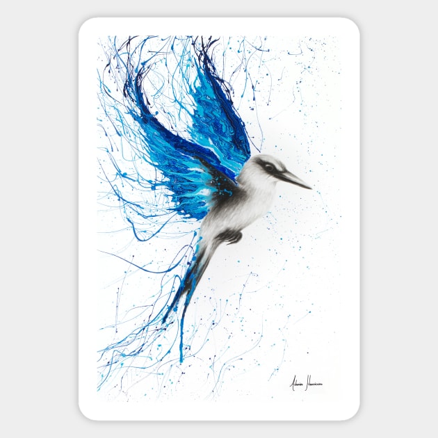 True Blue Bird Sticker by AshvinHarrison